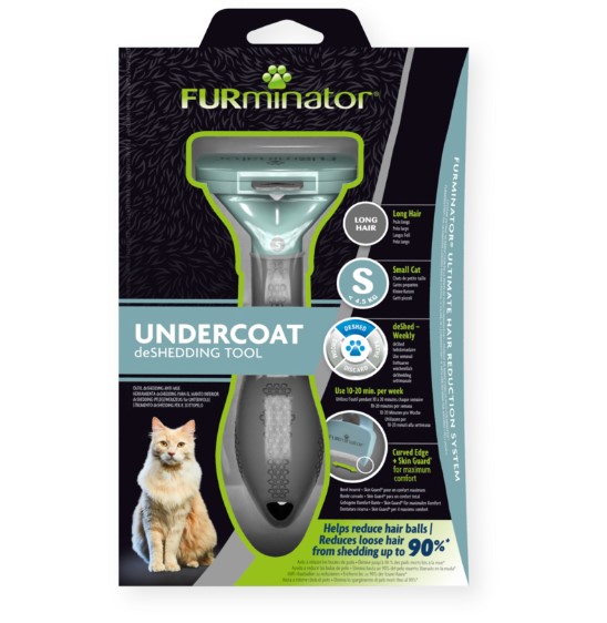 FURminator Cat Long hair S - Kissan turkinhoito ja trimmaus - 4048422141228 - 1