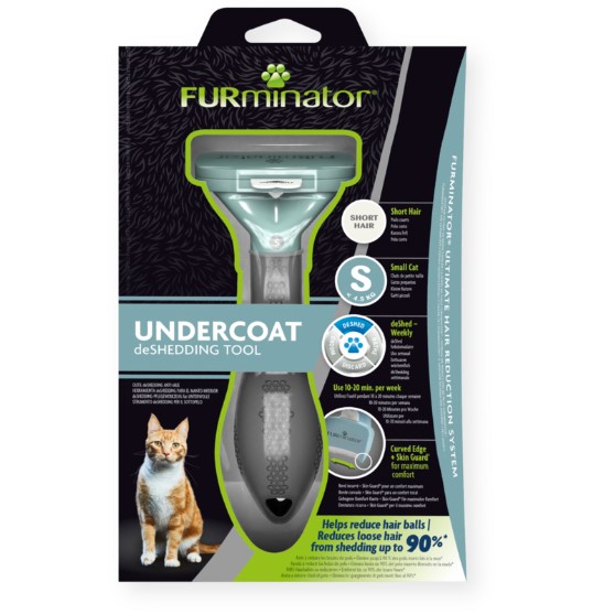 FURminator Cat Short hair S - Kissan turkinhoito ja trimmaus - 4048422141198 - 1