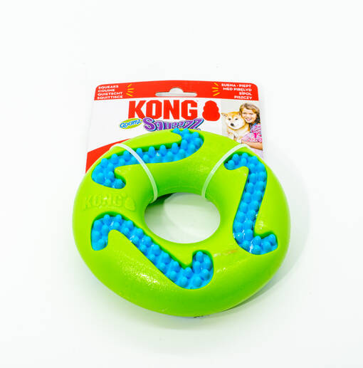 Kong Squeezz Goomz Ring L - Koiran lateksi- ja muovilelut - 035585495118 - 1