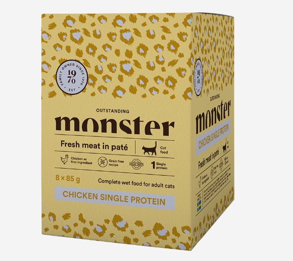 Monster Cat Adult Chicken - Monster märkäruoat - 7350040124918 - 1
