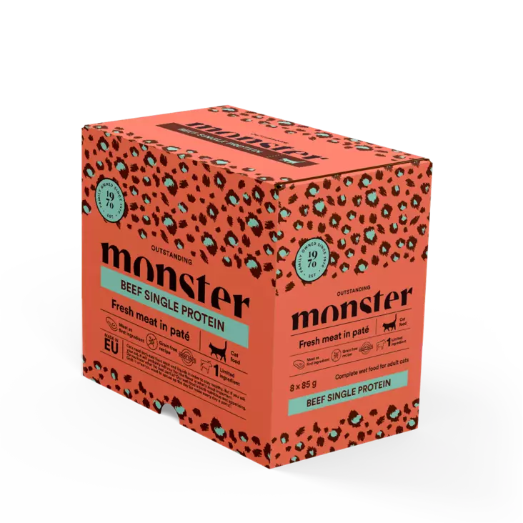Monster Cat Adult Beef - Monster märkäruoat - 7350040124888 - 1