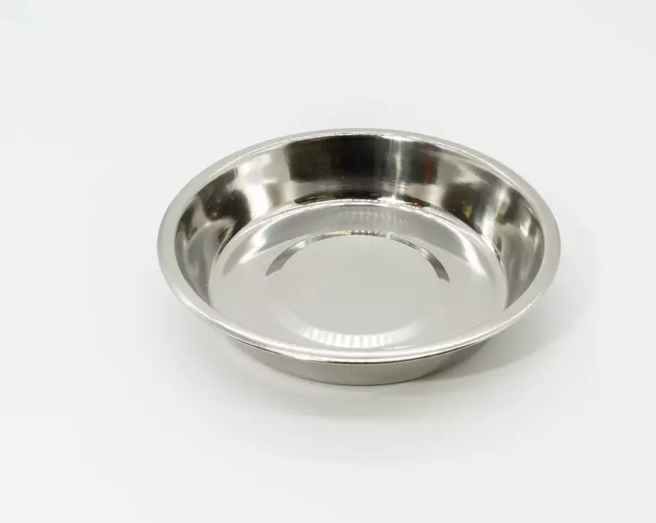 Teräskuppi matala 20cm 0,75l - Koiran ruokakupit - 6430035771608 - 1