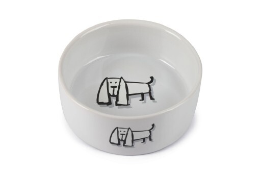 BZ Fivel Keraaminen Ruokakuppi 400ml - Koiran keraamiset ruokakupit - 8712695189848 - 1