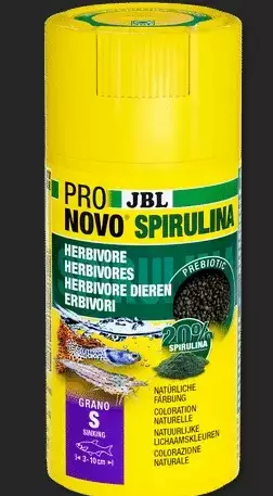 Jbl Novo Spirulina grano S 100ml - Tetra kalanruoat - 4014162028648 - 1