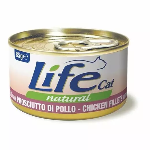 Lifecat kananfilee&kanankoipi 85g - Life märkäruoat - 8034105422728 - 1