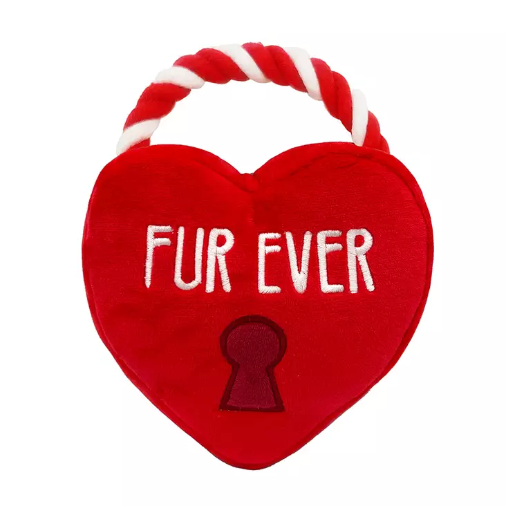 Lulubellas bpower plush fur ever Heart - Koiran tekstiililelut - 665635993358 - 1