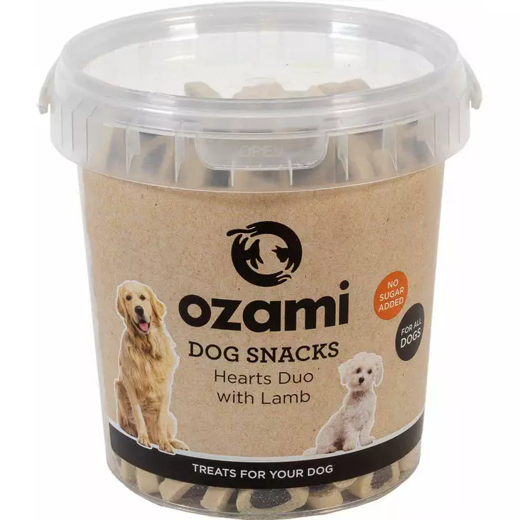 Ozami treeniherkku sydämmet lammas - Koiran makupalat ja herkut - 7330002055788 - 1