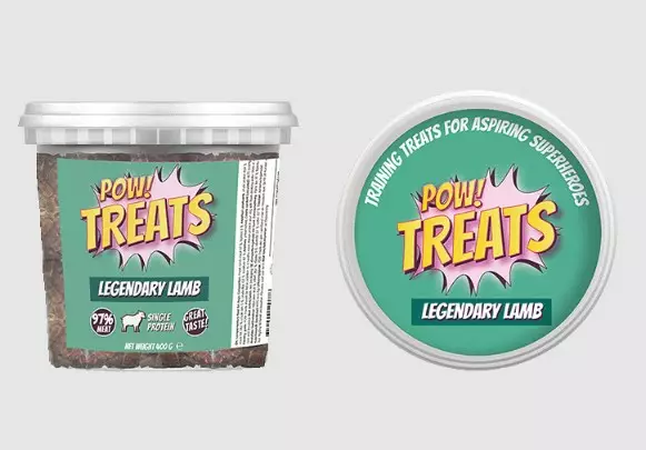 POW! treats legendary lamb 400g - Koiran makupalat ja herkut - 7350040129678 - 1
