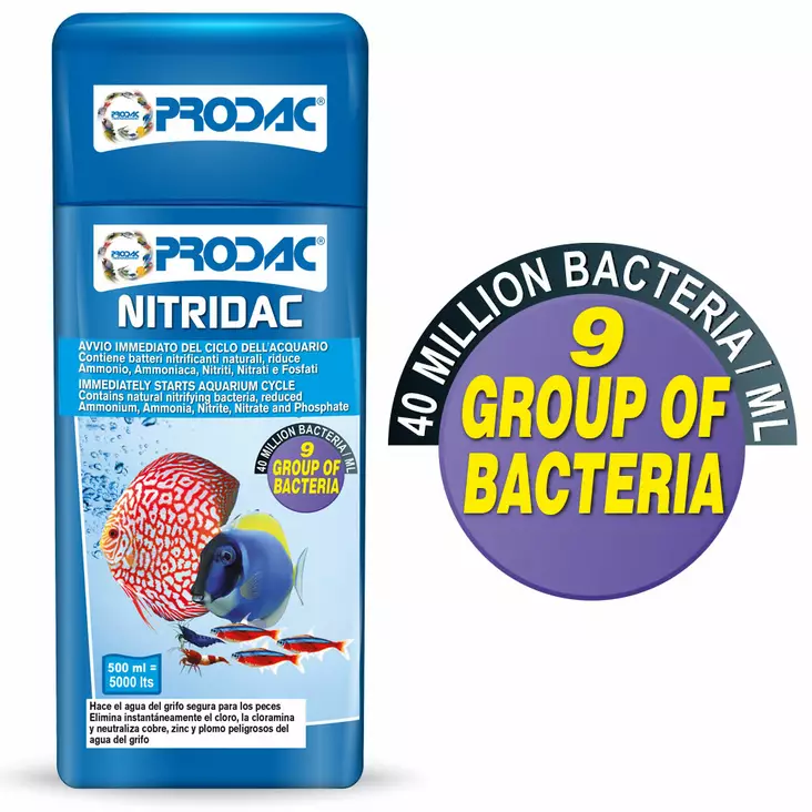 Prodac Nitridac 250ml - Akvaarion vedenhoitoaineet - 8018189800108 - 2