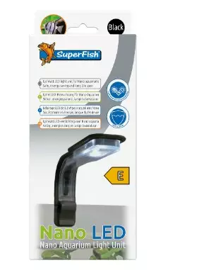 SuperFish Nano Led valaisin musta - Valaisimet - 8715897276538 - 1