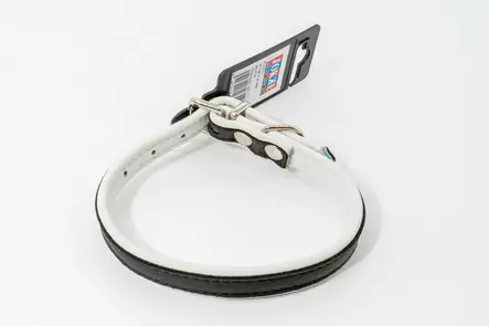 Jokke Pluto koiran nahkapanta musta/valk - Nahkapannat - 6417114311719 - 1