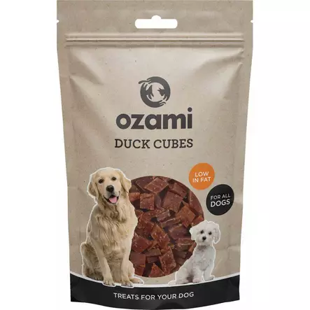 Ozami Duck Cubes 100g - Koiran makupalat ja herkut - 7330002055849 - 1