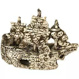 Ozami kummituslaiva 24,3x9,5x20cm - Akvaarion koristeet - 7330002053449 - 1