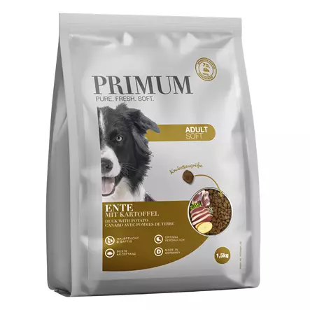 Primum Soft Adult Duck 1,5KG - Muut koiran kuivaruoat - 4250839503159 - 1
