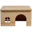 Ozami Puutalo M 28x16x18cm - Mökit ja pesät kaneille ja jyrsijöille - 7330002054729 - 1