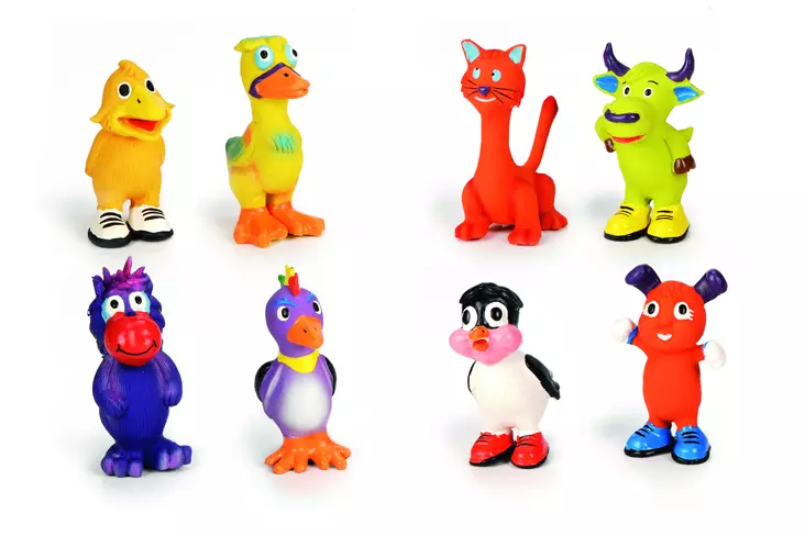 BZ lateksihahmot vingulla 12cm - Koiran lateksi- ja muovilelut - 8712695056539 - 1