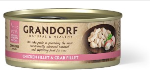 Grandorf Cat Chicken & Crab 70g - Kissan muut märkäruoat - 5407007850259 - 1