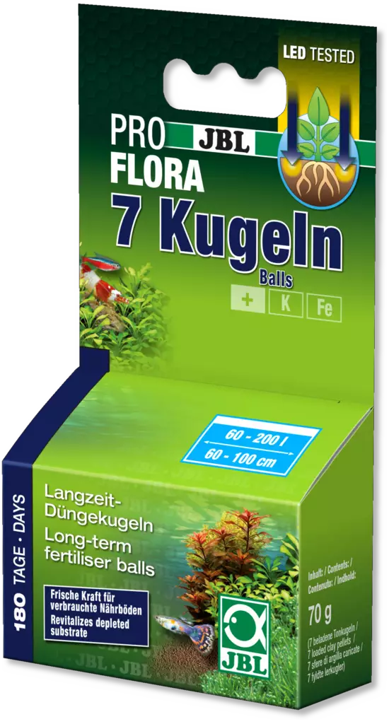 JBL Pro Flora 7 Kugeln Balls 7+13kpl - Pohjalannoitteet - 4014162201119 - 1