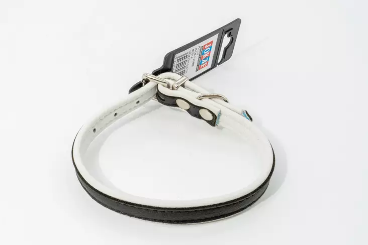 Jokke Pluto koiran nahkapanta musta/valk - Nahkapannat - 6417114311719 - 1