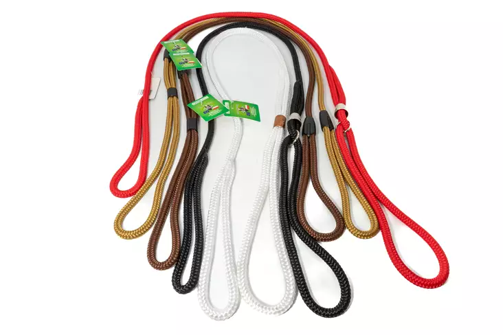 Koiran punottu näyttelytalutin120cmx8mm - Koiran näyttelytaluttimet - 5906365557829 - 1