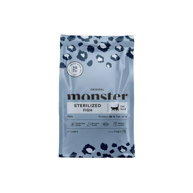 Monster Cat Original Sterilized Fish - Monster kuivaruoat - 7350040127209 - 1