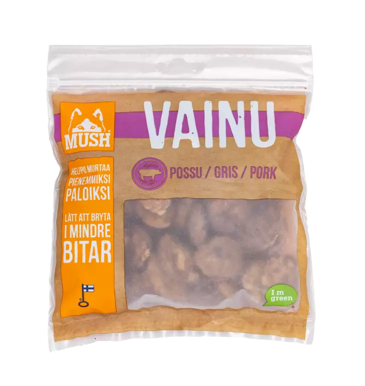 Mush Vainu Possunami 150g - Koiran kuivatut lihaherkut - 6430023294829 - 1