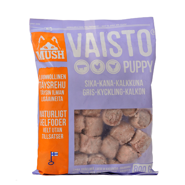 Mush Vaisto Puppy Vaaleanliila 800g - Mush pakasteruoat - 6430023293129 - 1