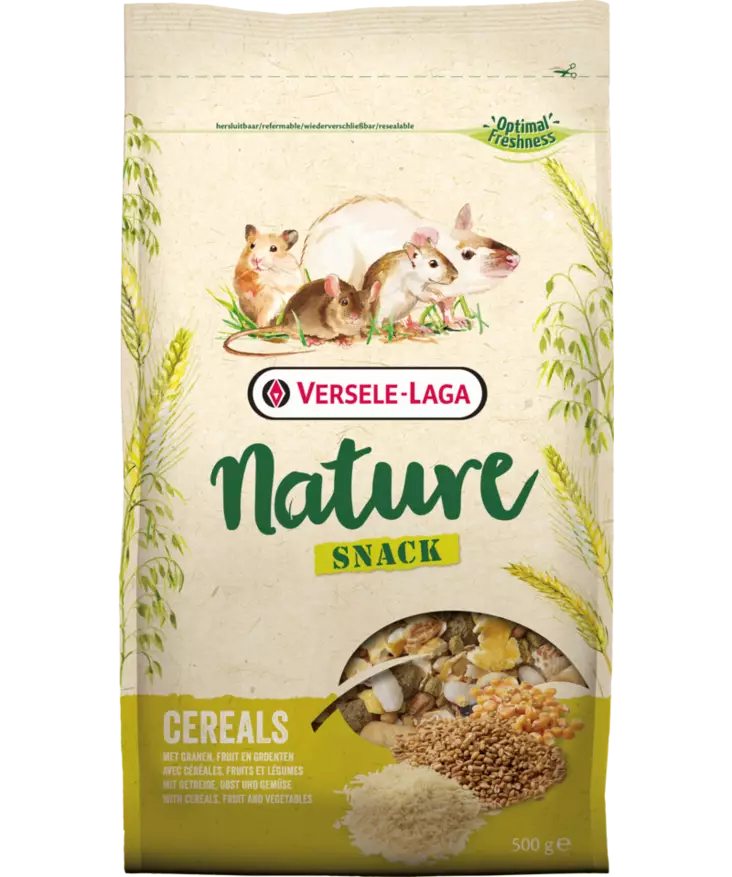Nature Snack Cereals Rehuseos 500g - Kanien ja jyrsijöiden seokset - 5410340614389 - 1