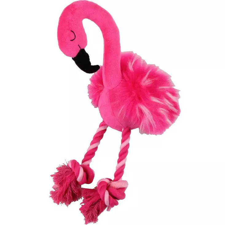 Pawise Flamingo 38cm pinkki - Koiran tekstiililelut - 8886467550249 - 1