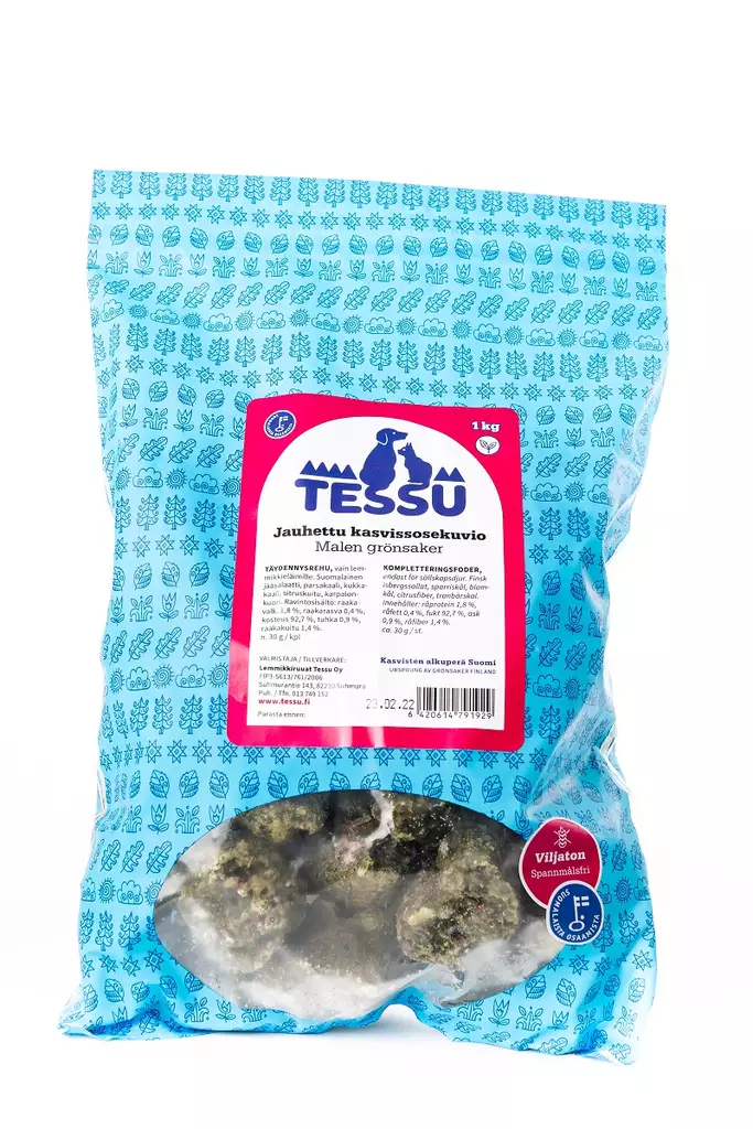 Tessu Kasvissosekuvio 1kg - Tessu pakasteruoat - 6420614791929 - 2