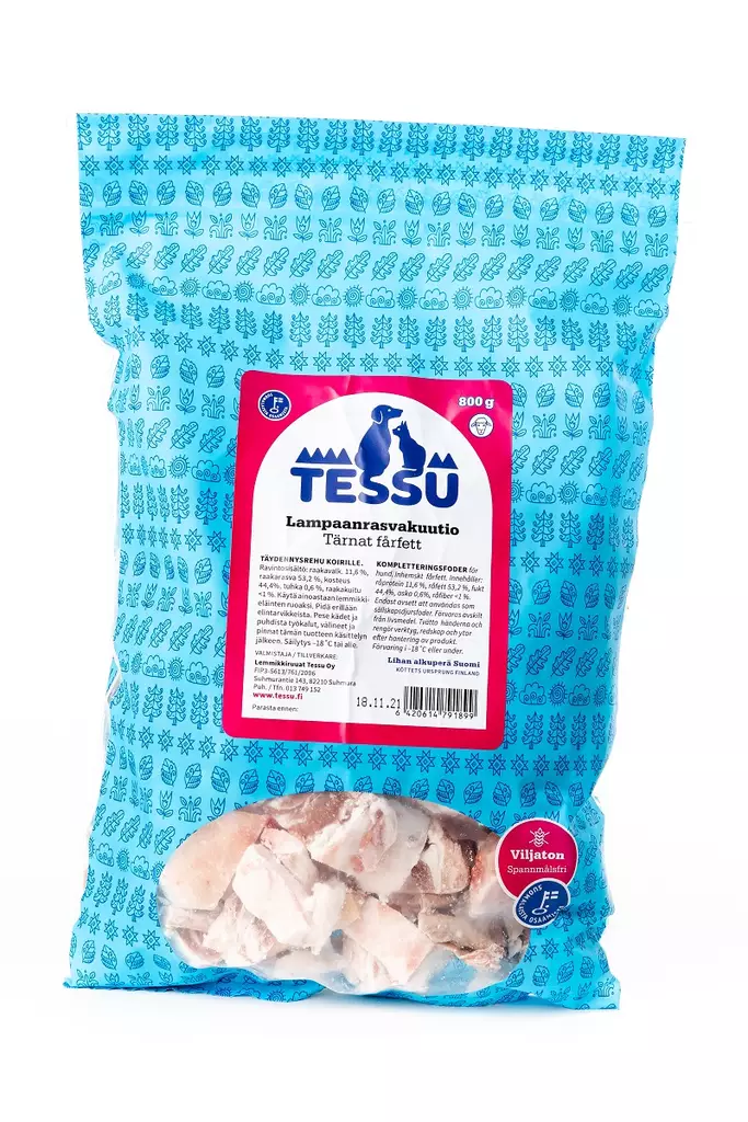 Tessu Lampaanrasvakuutiot 800g - Tessu pakasteruoat - 6420614791899 - 2