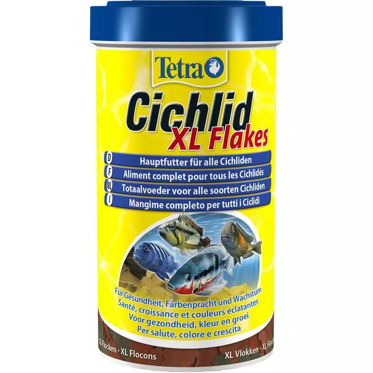 Tetra Cichlid XL Flakes 500ml - Tetra kalanruoat - 4004218767119 - 1