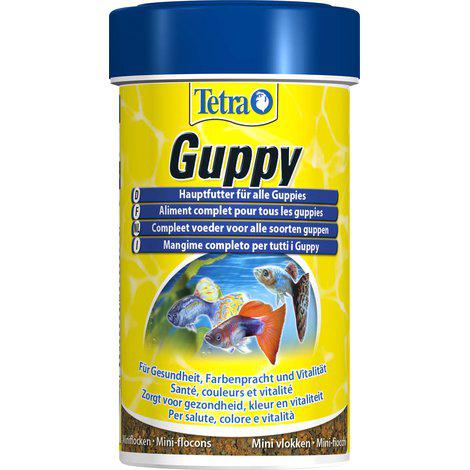 Tetra Guppy Mini flakes 100ml - Tetra kalanruoat - 4004218284869 - 2