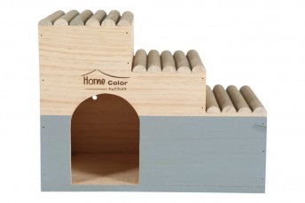 Zolux Rody iso jyrsijän mökki L harmaa - Mökit ja pesät kaneille ja jyrsijöille - 3336022097689 - 1