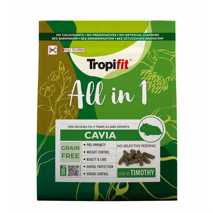 Tropifit Cavia 500g - Kanien ja jyrsijöiden pelletit - 5900469505229 - 1