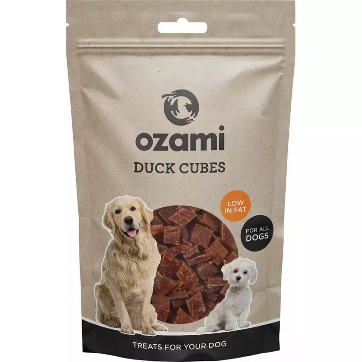 Ozami Duck Cubes 100g - Koiran makupalat ja herkut - 7330002055849 - 1