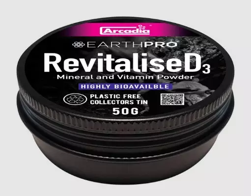 Arcadia EarthPro RevitaliseD3 - Matelijoiden vitamiinit - 844046002839 - 1