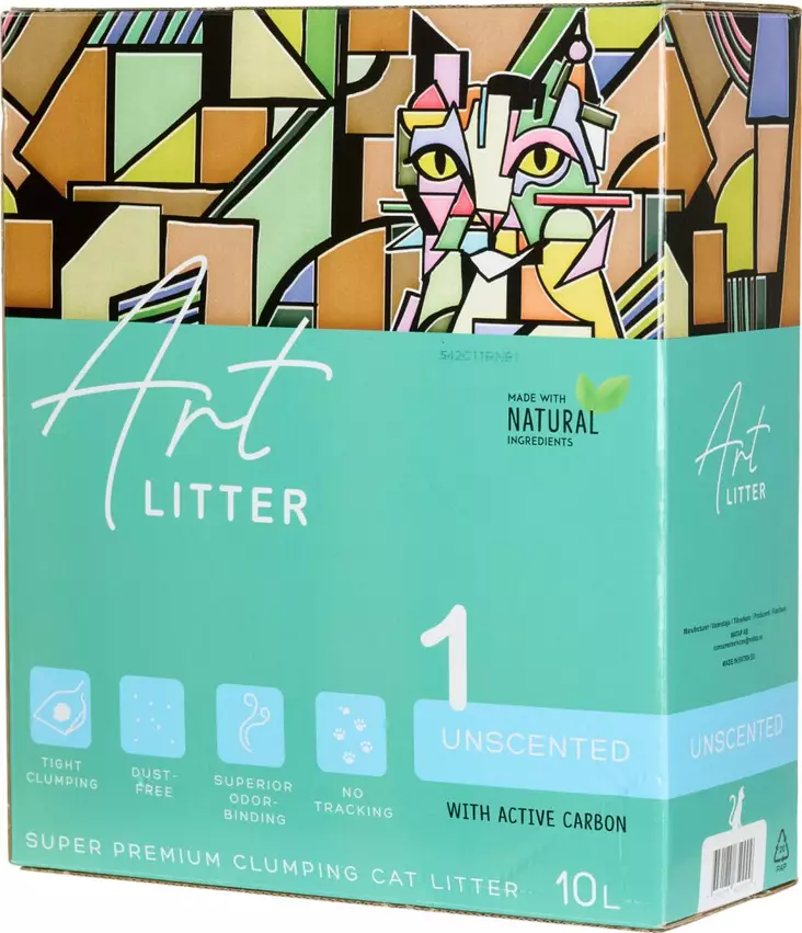 Art Litter Unscented 10L - Muut kissanhiekat - 7350175650009 - 1