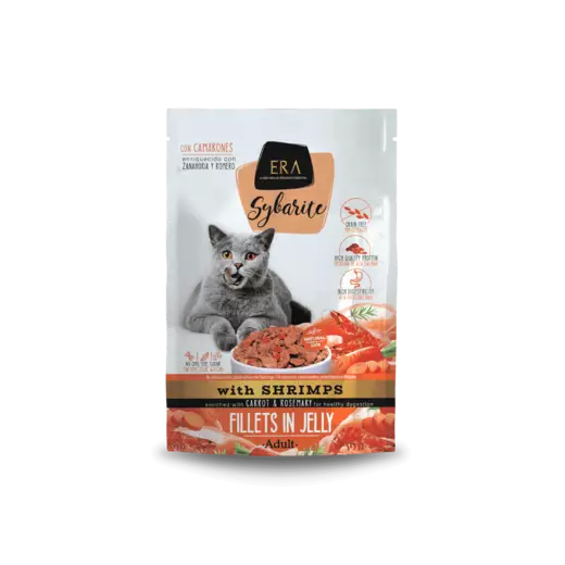 ERA sybarite shrimp fillets in jelly - ERA kissan märkäruoat - 8437021991239 - 1