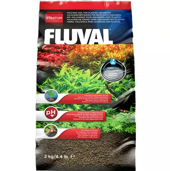 Fluval Stratum 2kg - Akvaariohiekat - 015561126939 - 1