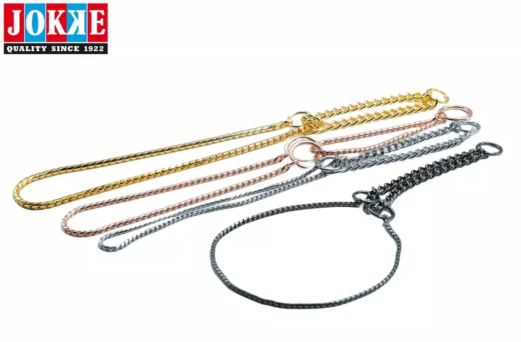 Jokke Puolikiristävä snake, kromattu - Puolikiristävät pannat - 6417114356369 - 1