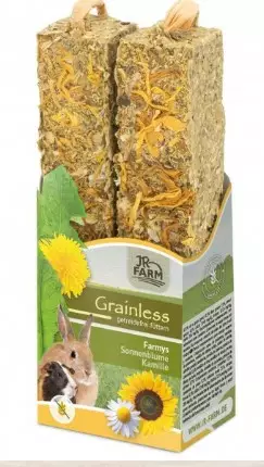 Jr Farm auringonkukka-kamomillatanko 140 - Jyrsijän ja kanien purutikut - 4024344081569 - 1