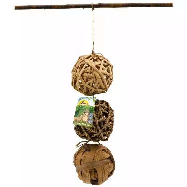 JR Farm nature balls trio - Muut jyrsijän ja kani  herkut - 4024344210099 - 1