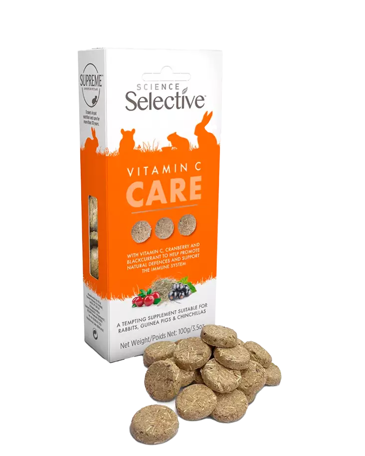 Supreme Selective Vitamin C care 100g - Muut jyrsijän ja kani herkut - 730582001569 - 1