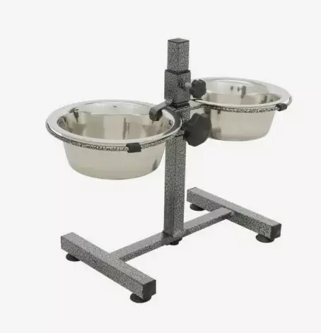 Trixie ruokabaari 2:lla teräskupilla - Koiran jalustalliset ruokakupit - 4011905249209 - 1
